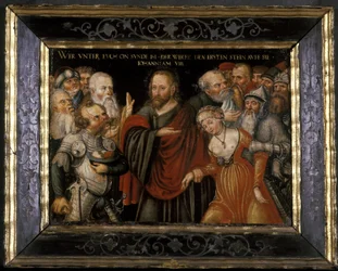 Christus und die Ehebrecherin, ca. 1540-50